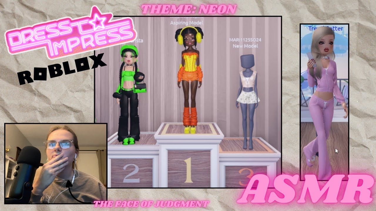 Давайте поиграем в Dress to Impress (в стиле ASMR) - геймплей ROBLOX