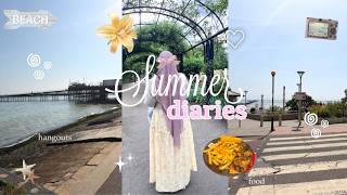 summer diaries pt. 2 🌸 | beach day, picnic & romanticising my life