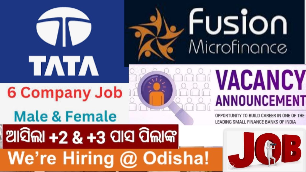 TATA Job Vacancy In Odisha For Freshers Candidates Latest Job
