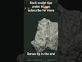 Zbrush tips under 60 sec ROCKS #zbrush #tips #tricks #modelling #sculpt #rock #realistic #stylised