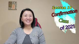 Confirmation of 2021 Lesson 18
