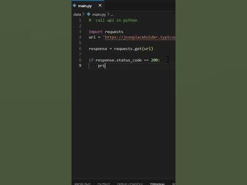 How To Call API In Python - YouTube
