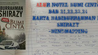 Alur Novel Bumi Cinta Bab 21,22,23. Karya Habiburrahman El Shirazy~Mindmapping