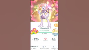 When I Got Lucky Mewtwo From Trade in Pokemon GO