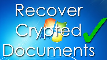 How to recover cryptolocker-encrypted documents (Windows 7)