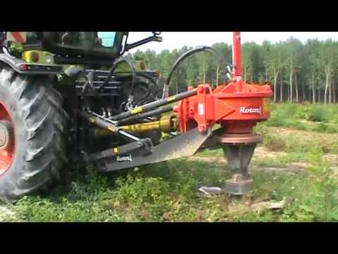 Видео: Как убрать пень с трактора?