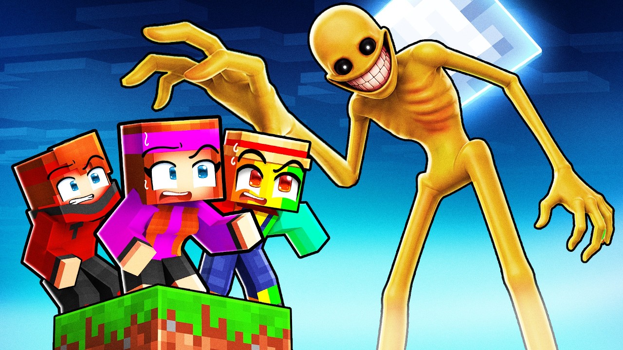 Coincée sur un bloc de Verity sur Minecraft !
