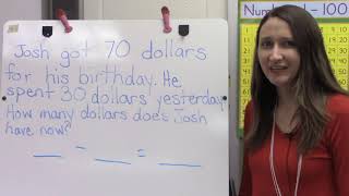 Subtraction within 100 Using a Hundreds Chart