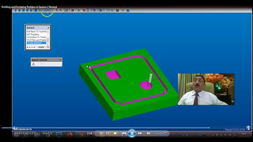 CNC Profiling and  Pocketing Demo Using EdgeCAM - Problem-4-Session-2