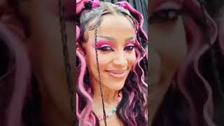 Doja Cat Wear Piano Pink & Black Wig!!!