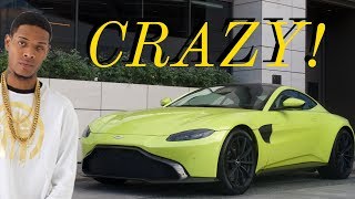 A Day of Car Spotting In Beverly Hills -2018 Aston Martin Vantage, LOUD Aventadors, and Fetty Wap!
