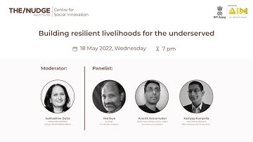 Building resilient livelihoods for the underserved