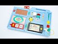 Toy asmr 🧩 Fidget Busy Board ASMR Satisfying with Unboxing No Talking | Review Toys