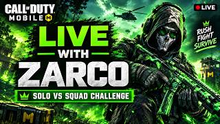 SOLO VS SQUAD CHALLENGE 🔥 COD Mobile LIVE