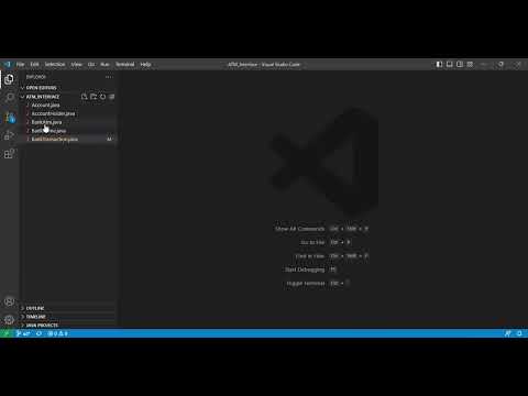 ATM Interface in Java