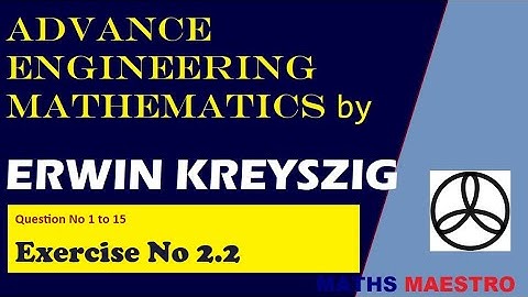 Advance Engineering Mathematics by Erwin Kreyszig Problem Set 2.20 Solution of first 15 problems.