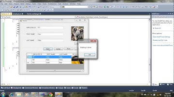 how to update and delete data from database using class in c# part7