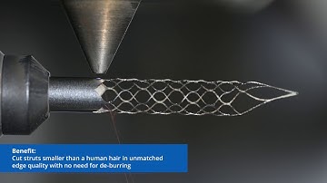 Coherent | Laser Cutting of Stent Retriever with StarCut Tube SL
