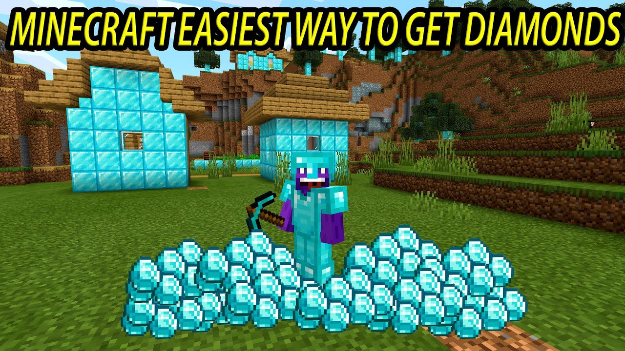 MINECRAFT EASIEST WAY TO GET DIAMONDS(TRIPLE YOUR DIAMONDS)!! YouTube