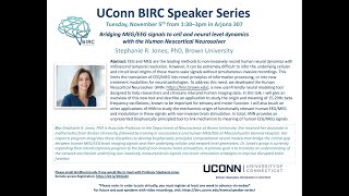 Bridging MEG/EEG signals with the Human Neocortical Neurosolver - Stephanie Jones, PhD