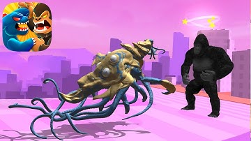 Kaiju Run game- I Unlocked zXemekh Monster Fun Game Gorilla VS Zxemekh Monster Android-iOS Gameplay