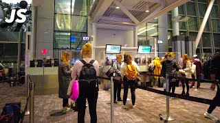 Toronto Pearson Airport Late Night International Departures Walk 2022