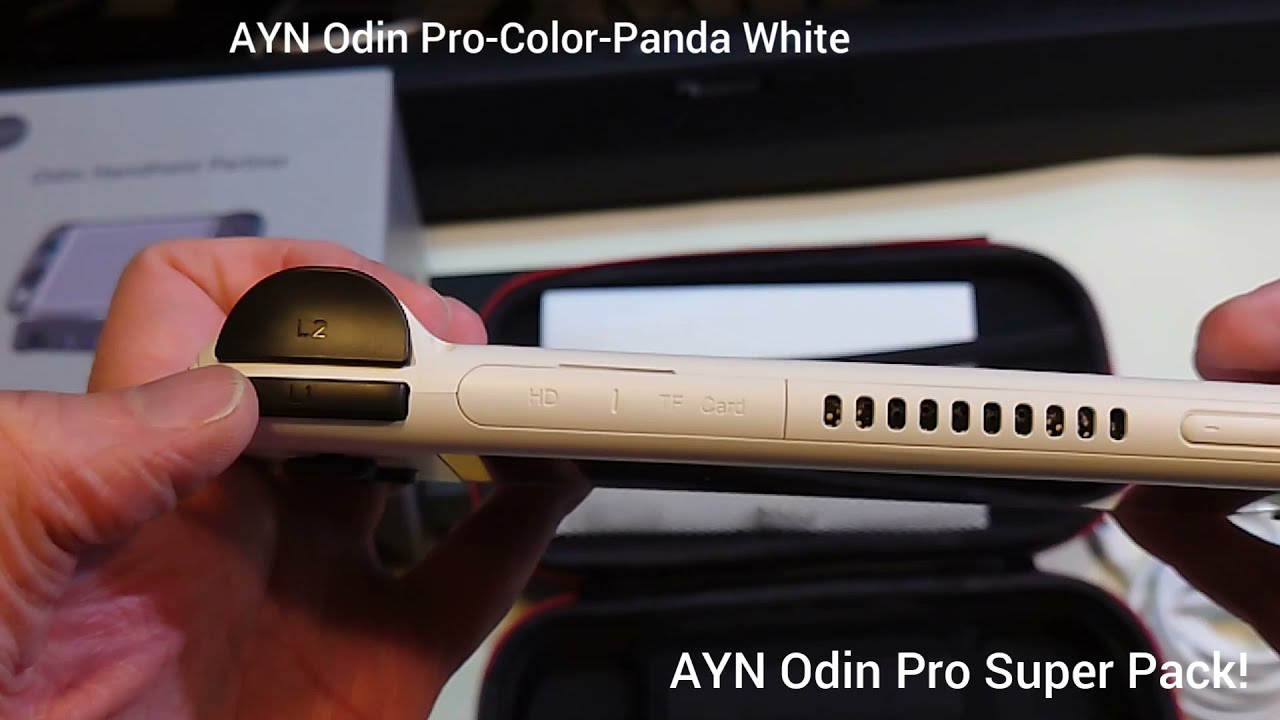 ayn Odin Pro White Panda System Super Pack Contents & Features-1st ayn Odin Pro White Panda System Super Pack Contents & Features-1st