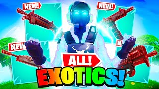 Fortnite But, We Can ONLY Use EXOTIC WEAPONS!