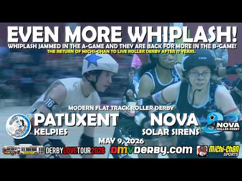 Patuxent (B) vs. NOVA (B) May 9, 2026 [HD] Modern #RollerDerby | Michi-chan's Derby Love Tour