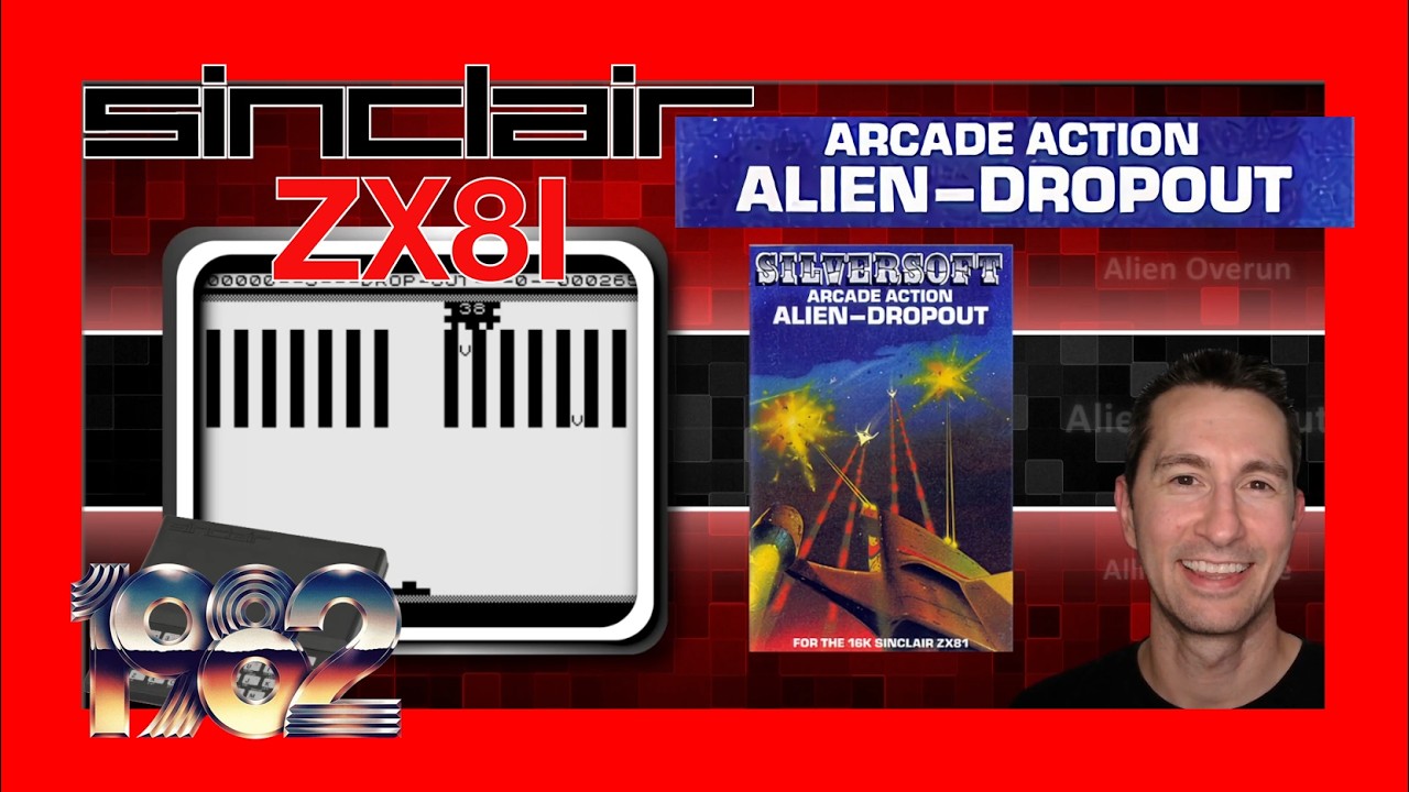 Alien-Dropout (Sinclair ZX81) - Chronologically Gaming (CG) #retro