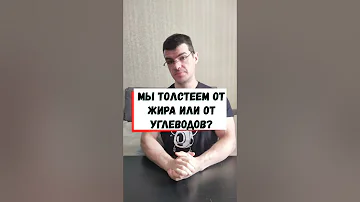От чего толстеем? От жира или углеводов?