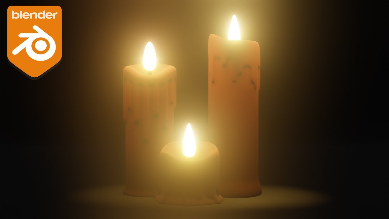 [TUTO] Comment faire dans blender - une bougie