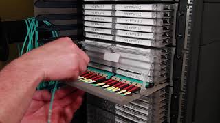 HDX Fiber Distribution Frame: Routing Patch Cords