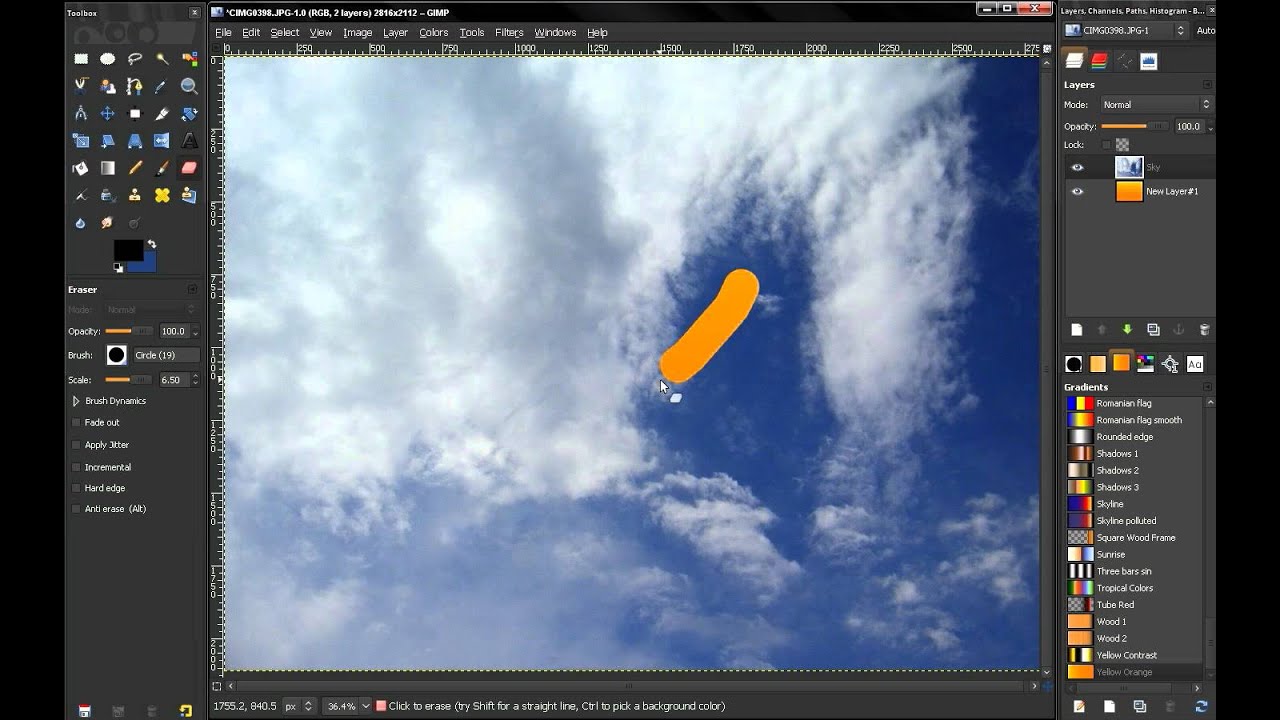 Learn how to use the GIMP background eraser For perfect photo editing