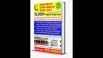 15,000+ MDCAT MCQs BOOKS 2022/NUMS & NMDCAT BOOK 2022/No.1 MDCAT Preparation Books/PMC NMDCAT/NUMS