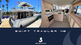 Full Tour of the New Beneteau Swift Trawler 48 in San Diego