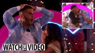 Information Kai and Sanam crowned Love Island winners by host Maya Jama as happy couple break down in tears News