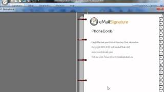 eMailSignature PhoneBook