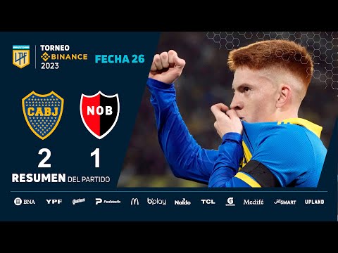 #TorneoBinance 2023 | Fecha 26 | resumen de Boca - Newell's