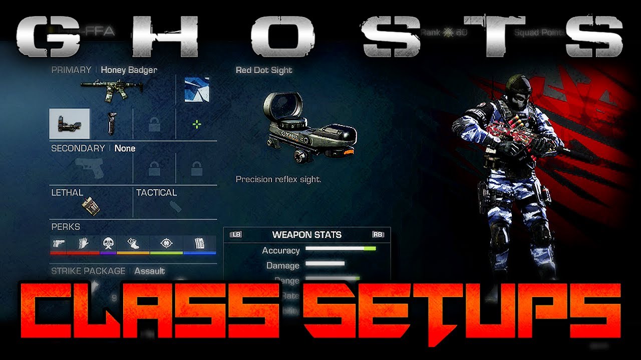 Call of Duty: Ghosts Favorite Create-A-Class Setups w/ Synystersk8r! (Ghosts Custom Classes)