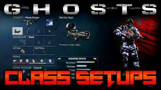 Call of Duty: Ghosts Favorite Create-A-Class Setups w/ Synystersk8r (Ghosts Custom Classes)