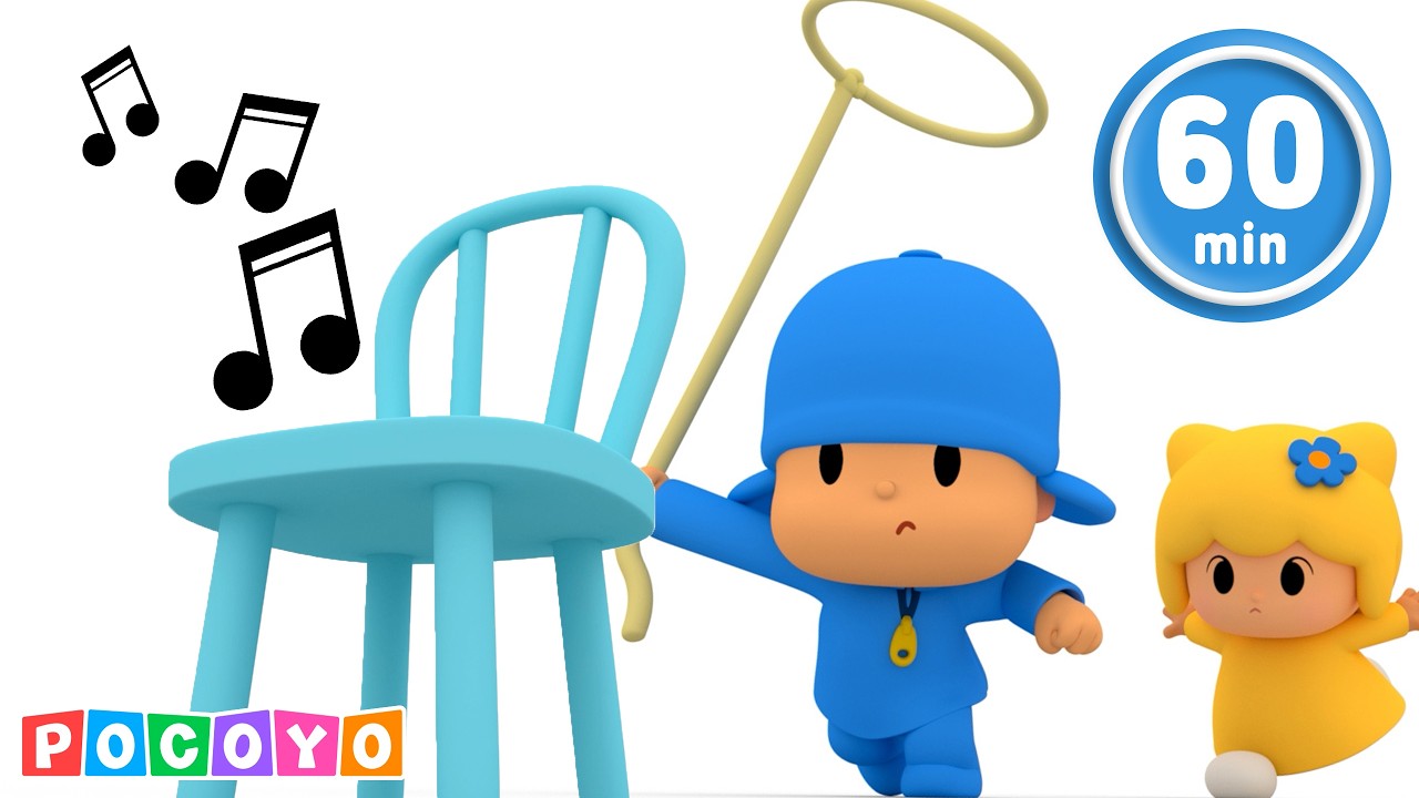 A Dança das Cadeiras Ficou Maluca! 🪑 | Pocoyo Português Brasil | DESENHOS ANIMADOS