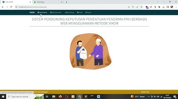 Download Source Code Sistem Pendukung Keputusan Metode Vikor | Php Mysql