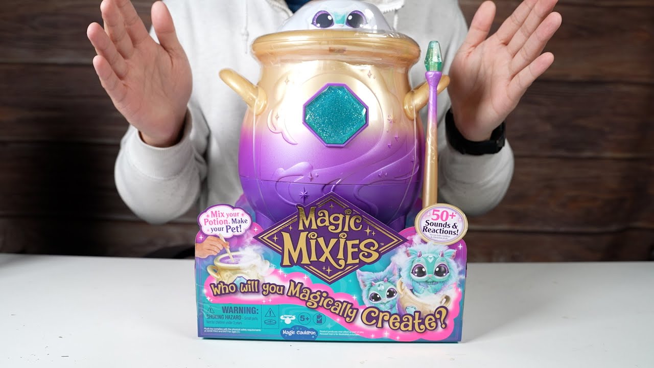 NEW Magic Mixies Magical Misting Cauldron Blue Toy With Refill Pack HTF  630996146521