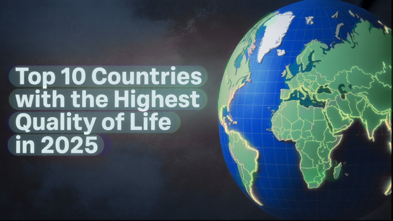 Top 10 countries with the highest quality of life in 2025 - YouTube