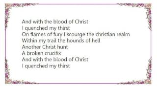 God Dethroned - The Iconoclast Deathride Lyrics