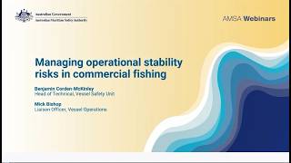 AMSA webinar: Managing operational stability risks in commercial fishing