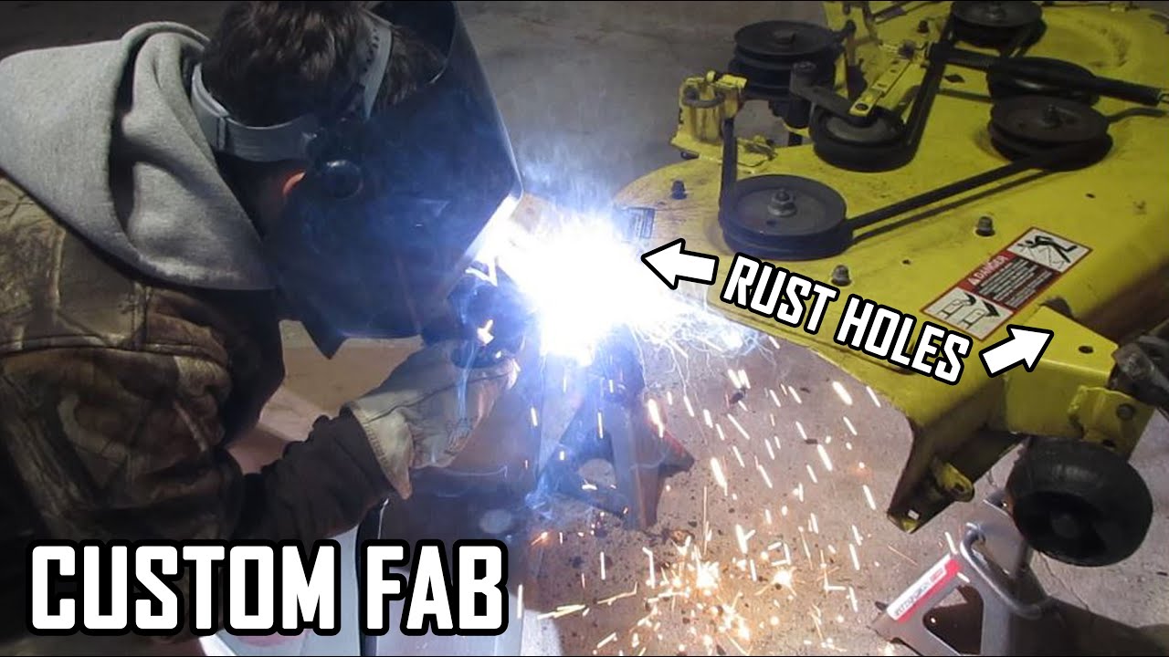 How To Fix a Rusty Mower Deck - YouTube