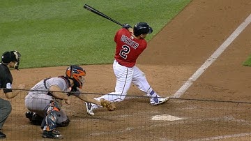 HOU@MIN: Dozier shows off versatility with glove, bat