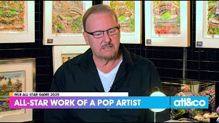 Fazzino Talks 2025 Mlb All-Star Art With Cara Kneer Of Atl&Co At All-Star Village In Atlanta